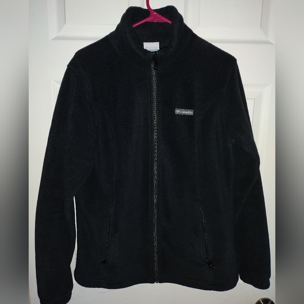 Columbia Black Full-Zip Fleece Jacket